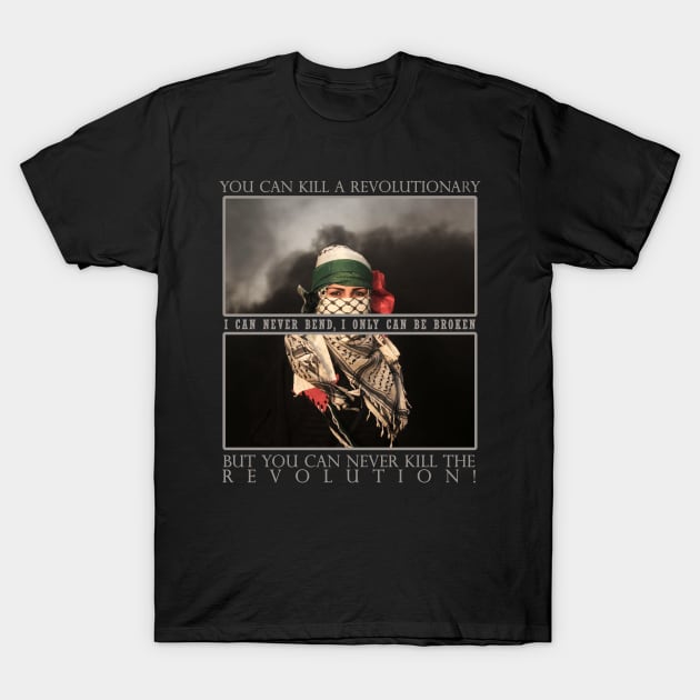 Free Palestine - Revolution T-Shirt by Space Monkeys NFT
